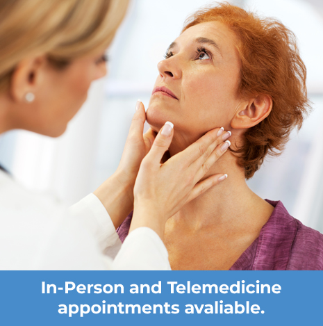 In-Person and Telemedicine appointments available